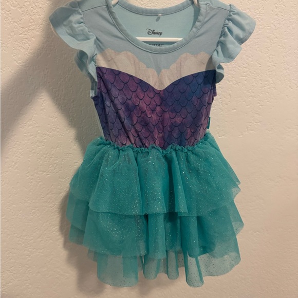Posh Peanut Disney Tulle The Little Mermaid Princess Ariel Dress - Picture 4 of 7